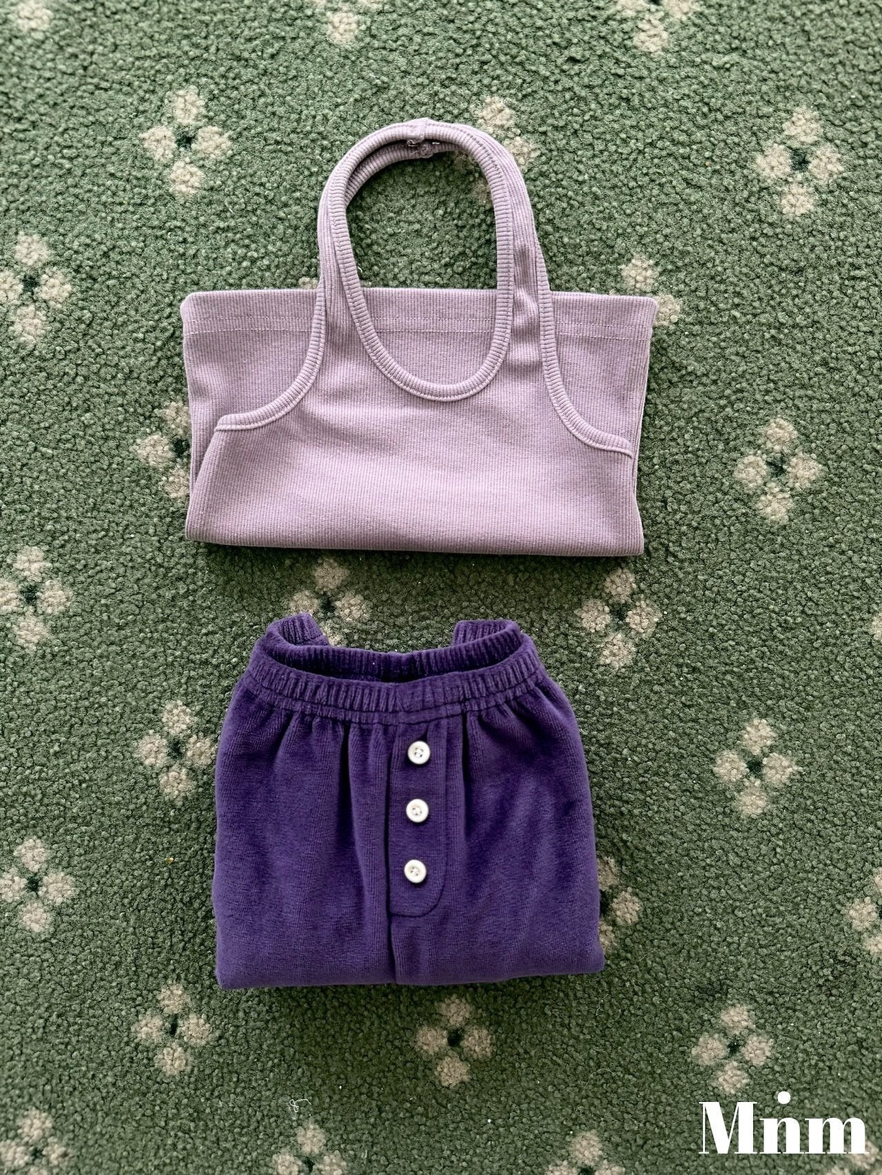 【予約】rib halter sleeveless / minimal (S-JM)