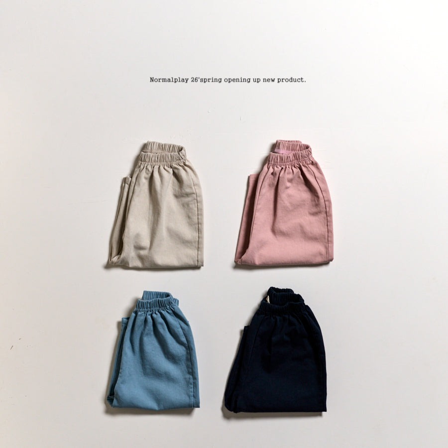 【予約】ミルキーコットンパンツ / normalplay (12M-JM)