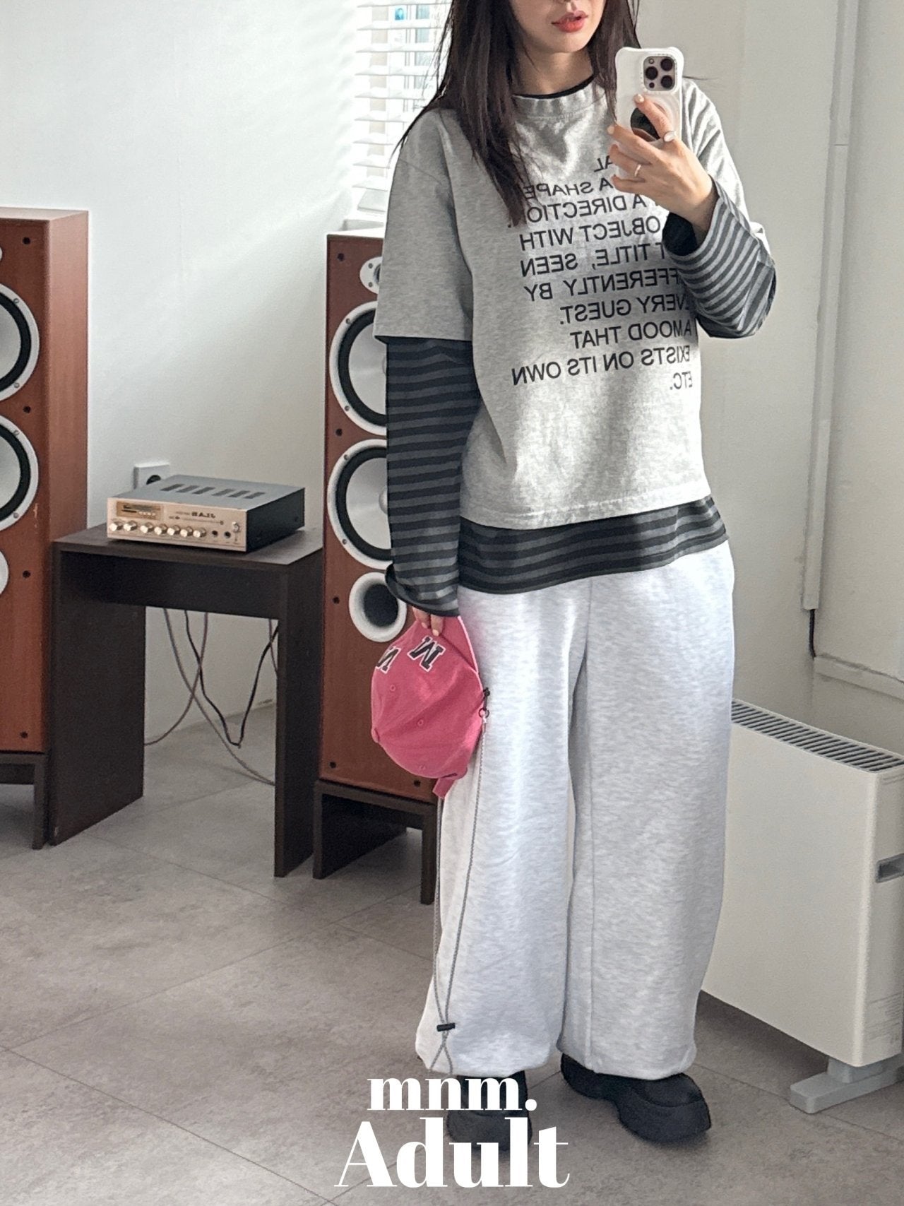 【予約】レターTシャツ / minimal (S-JM/Adult)