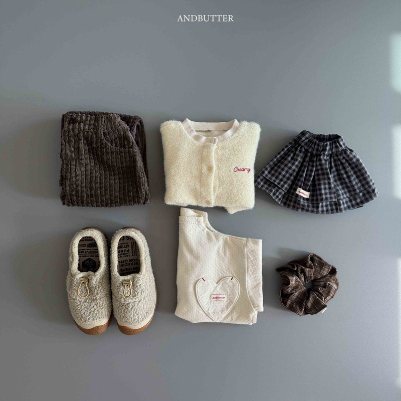 【予約】Soft Check Scrunchies / andbutter