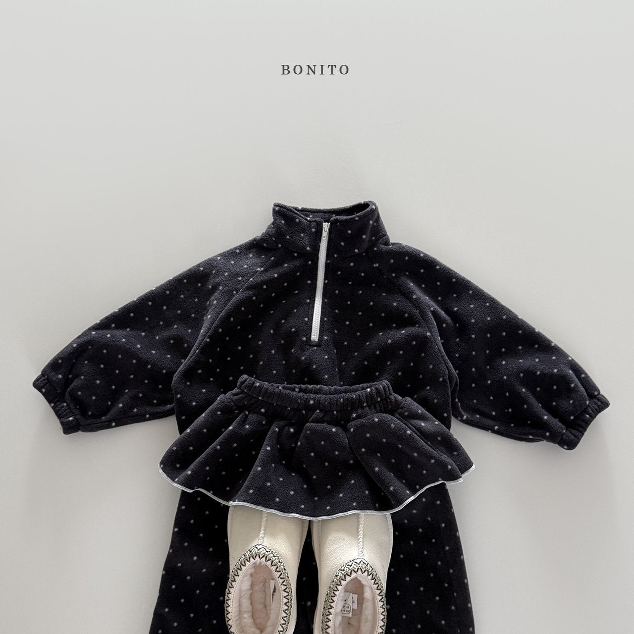 【予約】dot lovely jogger set / bonito (12m-JM)
