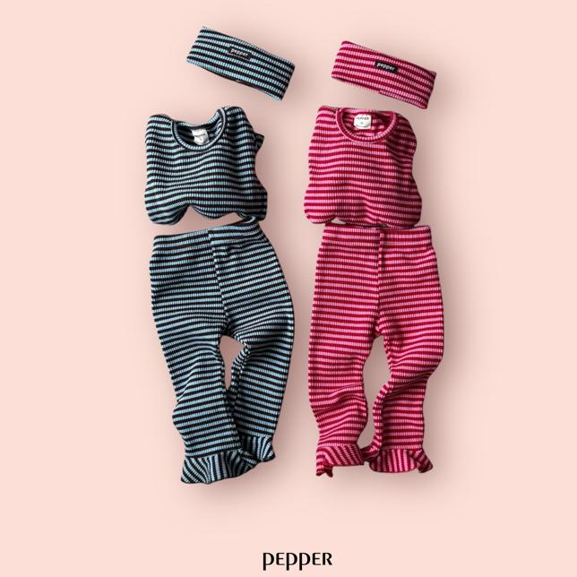 【予約】ピッピフリルパンツ / pepper (XS-XL)삐삐