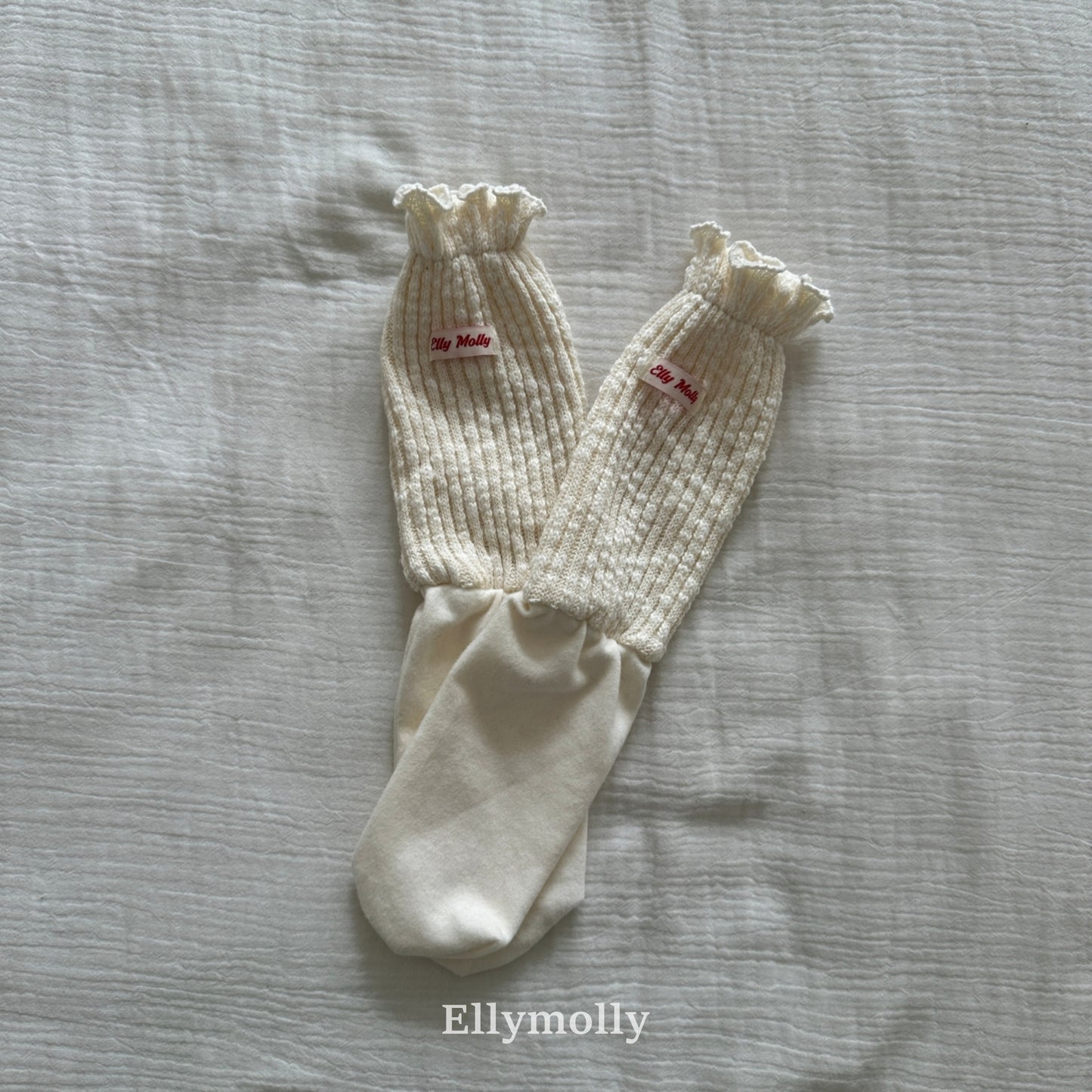 【予約】rib slub socks / ellymolly