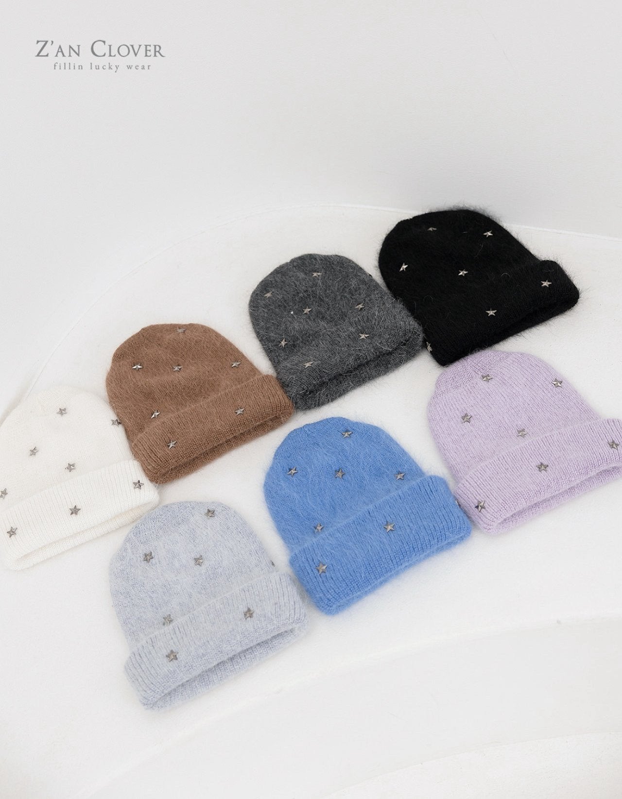 【予約】angora star beanie / zanclover