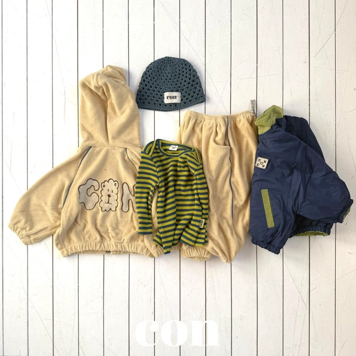 【予約】テリーラインパンツ / con. (XXS-M) 테리삥줄