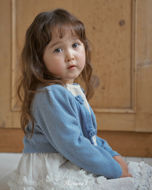 【予約】ローズカーディガン / bananaj (XS-JS)장미