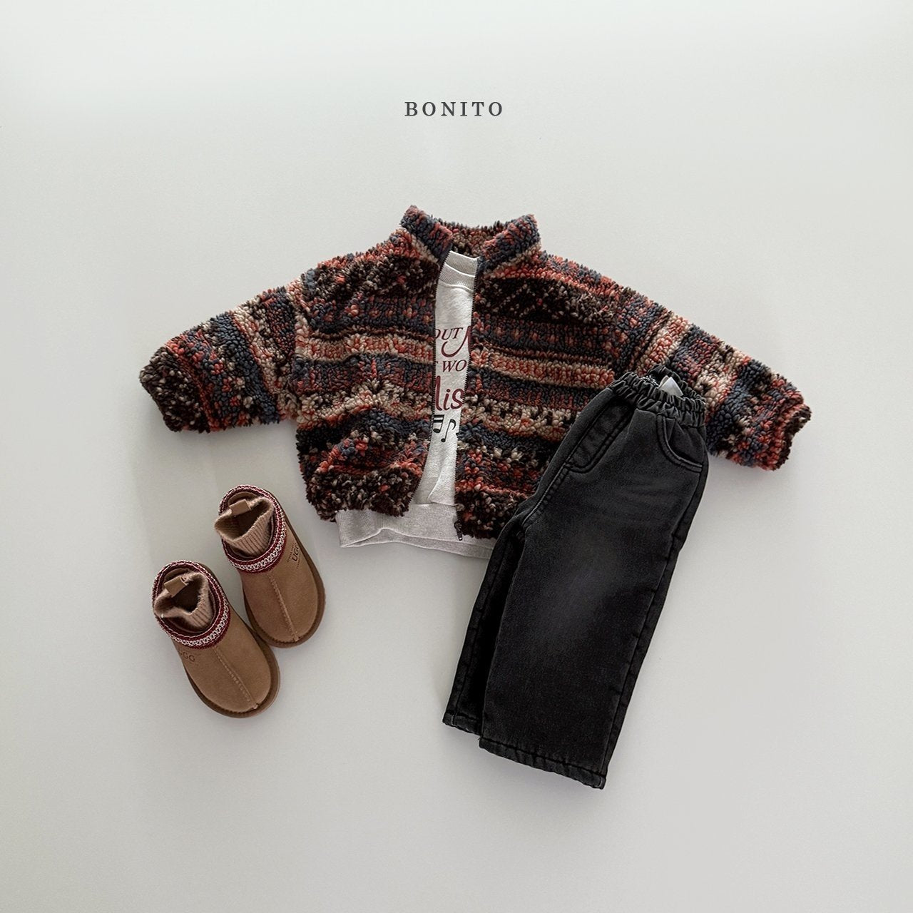 【予約】kimo denim pants / bonito (12M-JM)