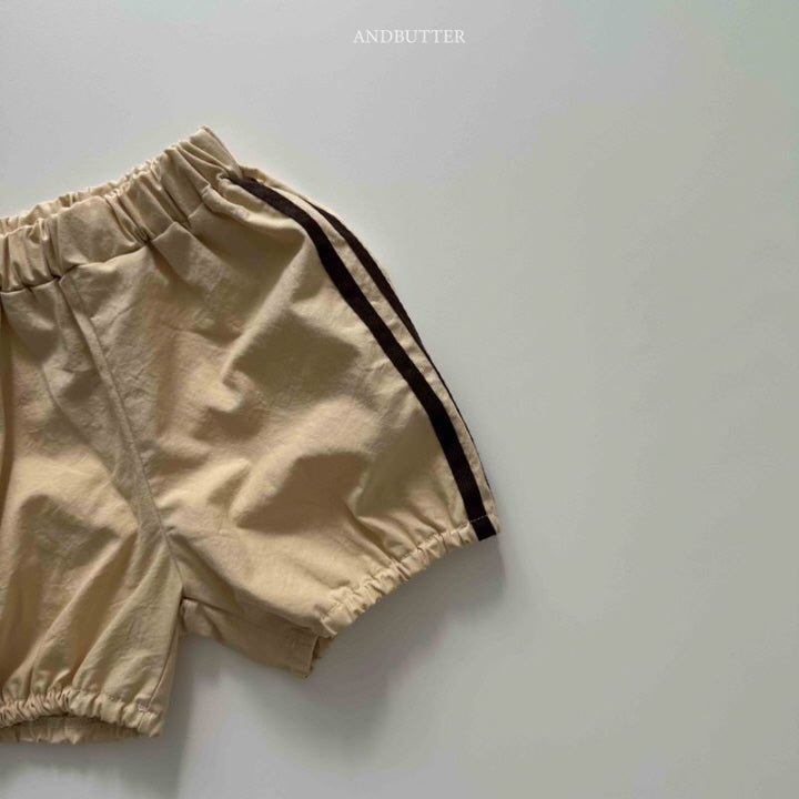 【予約】Line Balloon pants / andbutter(S-JM)