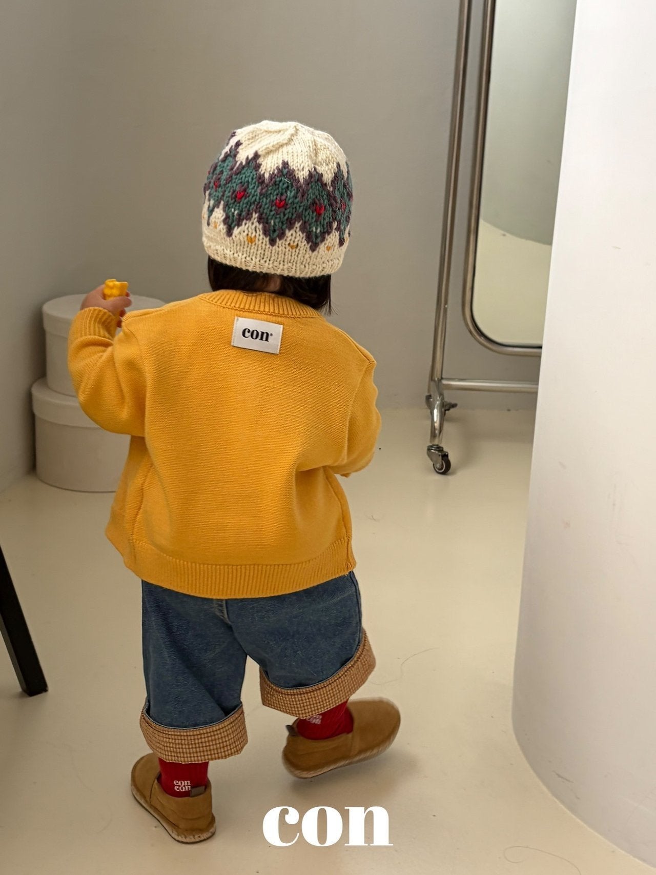【予約】color cardigan / con