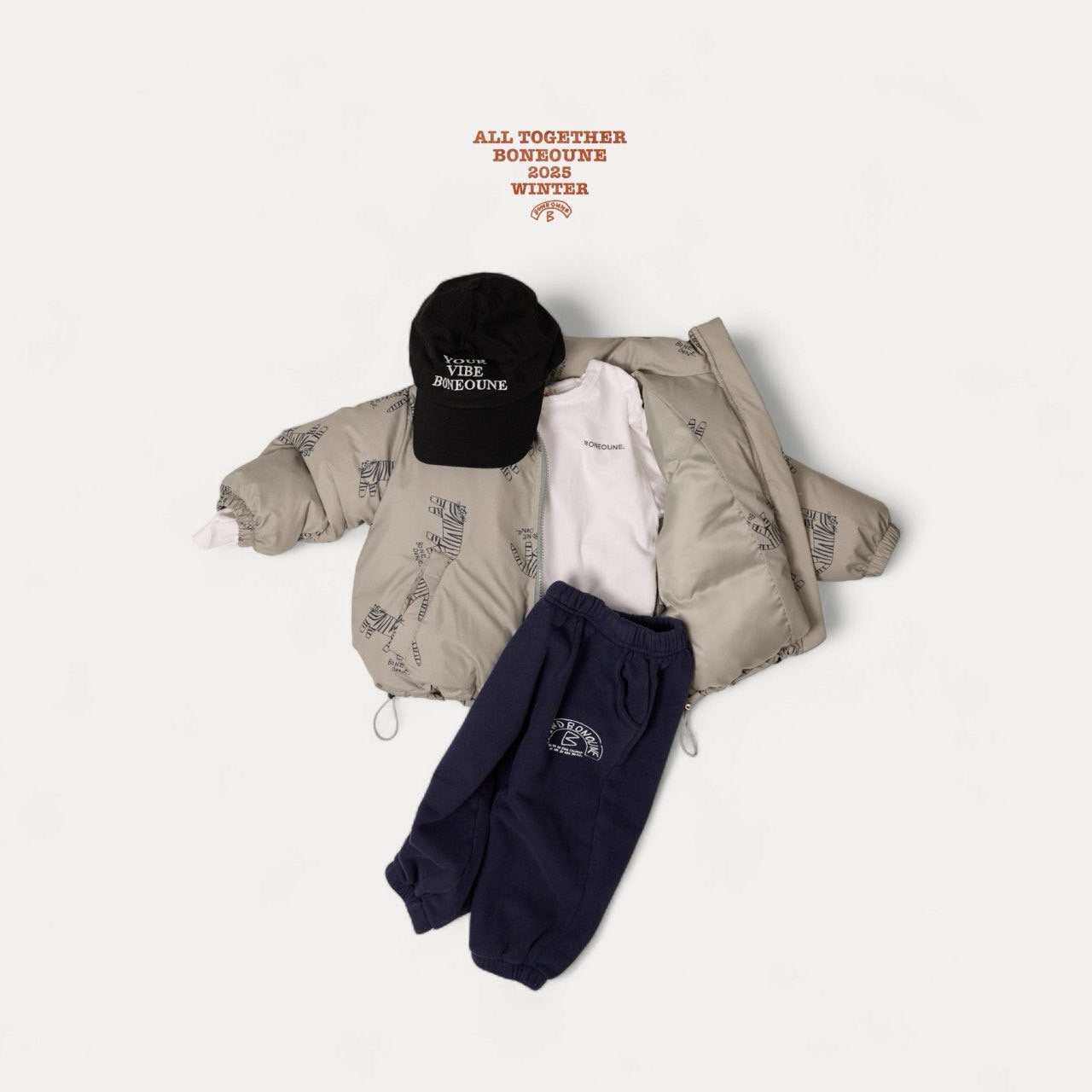 【予約】bone peach T / boneoune (XS-JL)