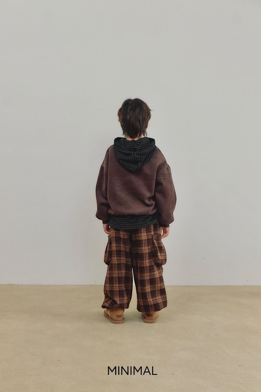 【予約】winter check hip pants / minimal (S-JM)
