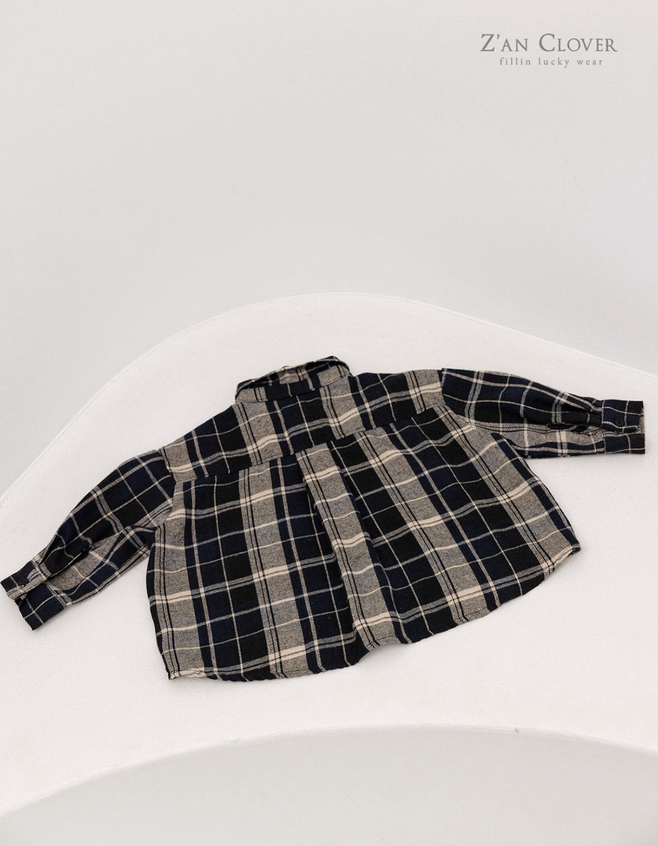 【予約】modern check over shirt / zanclover (3-19号)