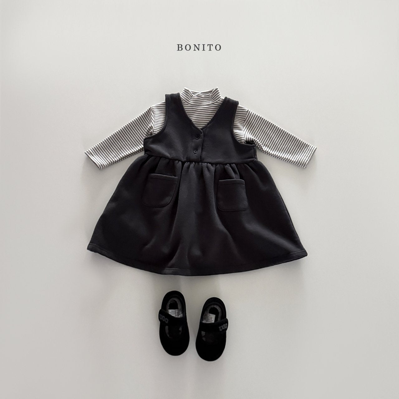 【予約】kimo one-piece / bonito (12m-JM)