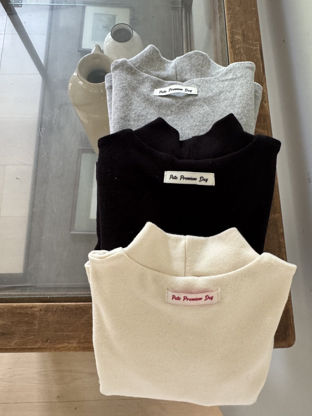 【予約】label half polo T / momoann (5-17号)