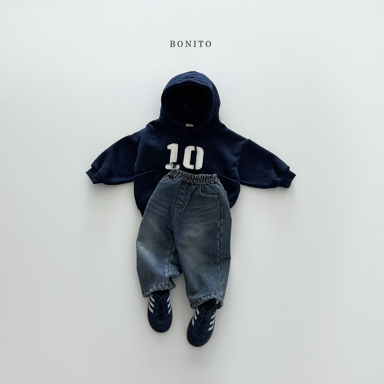 【予約】10 line hoodie / bonito (12M-JM, adult)