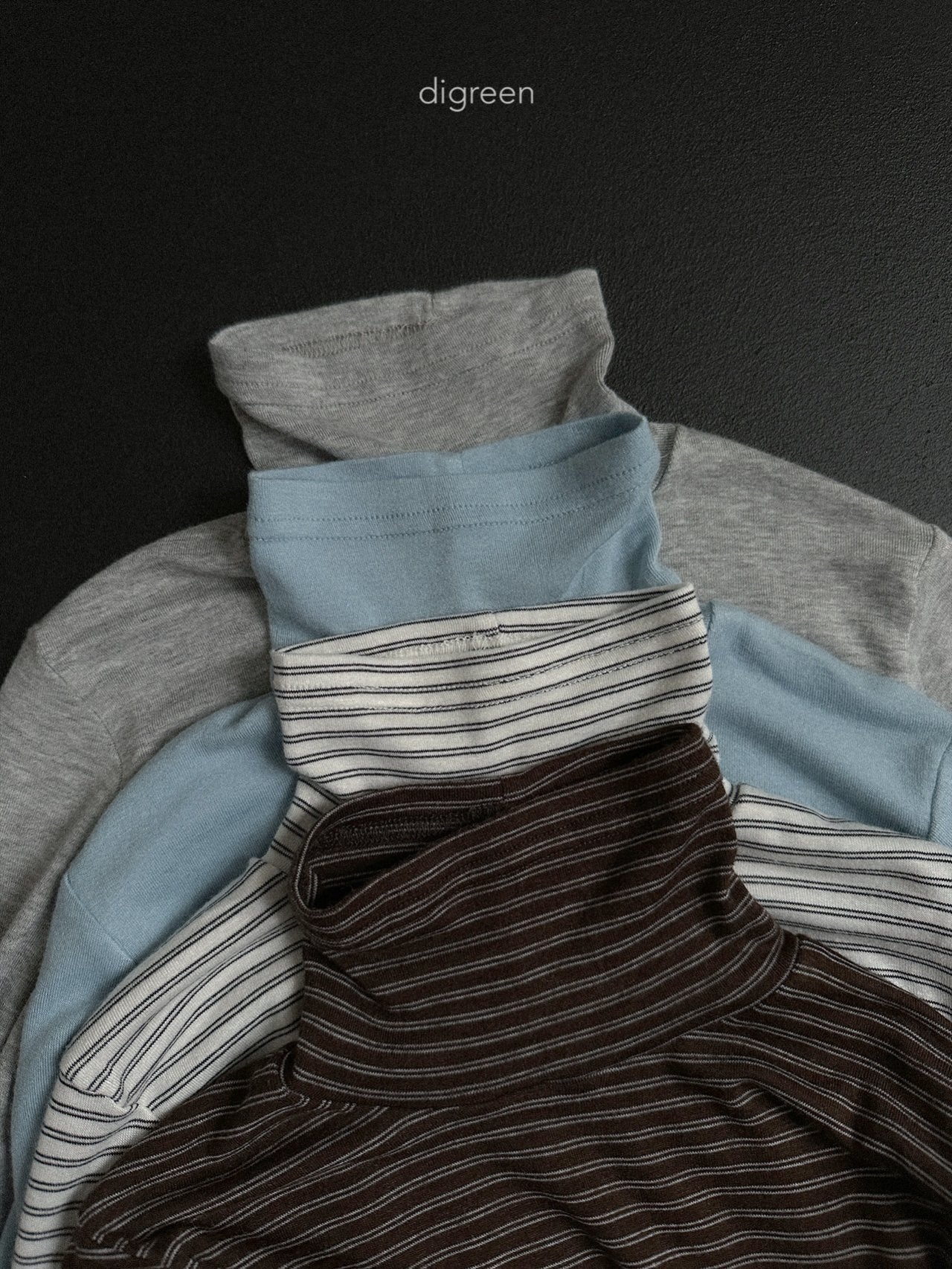 【予約】Layer Turtle neck / digreen(S-XXL)