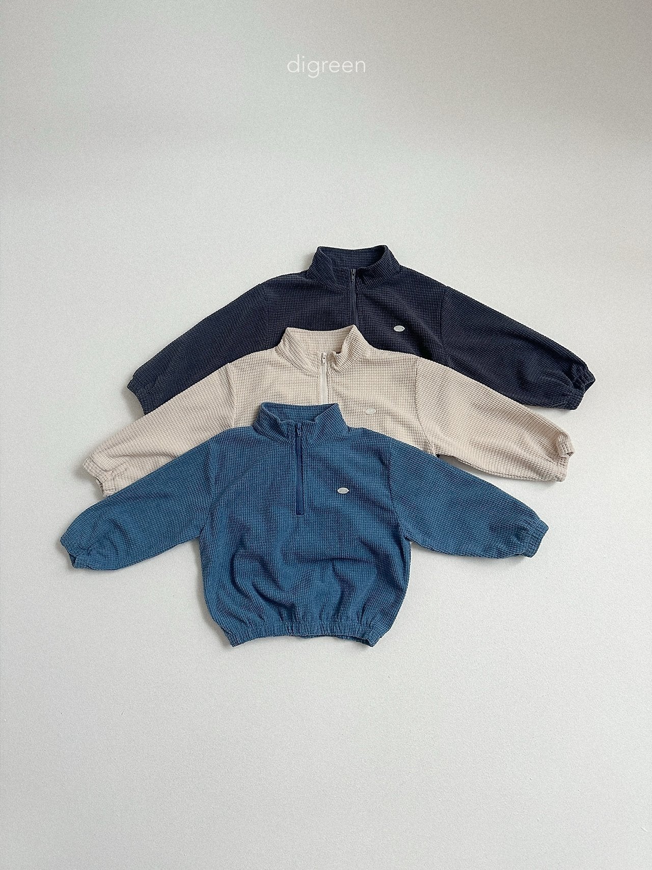 【予約】denny half-zip up / digreen(S-XXL)