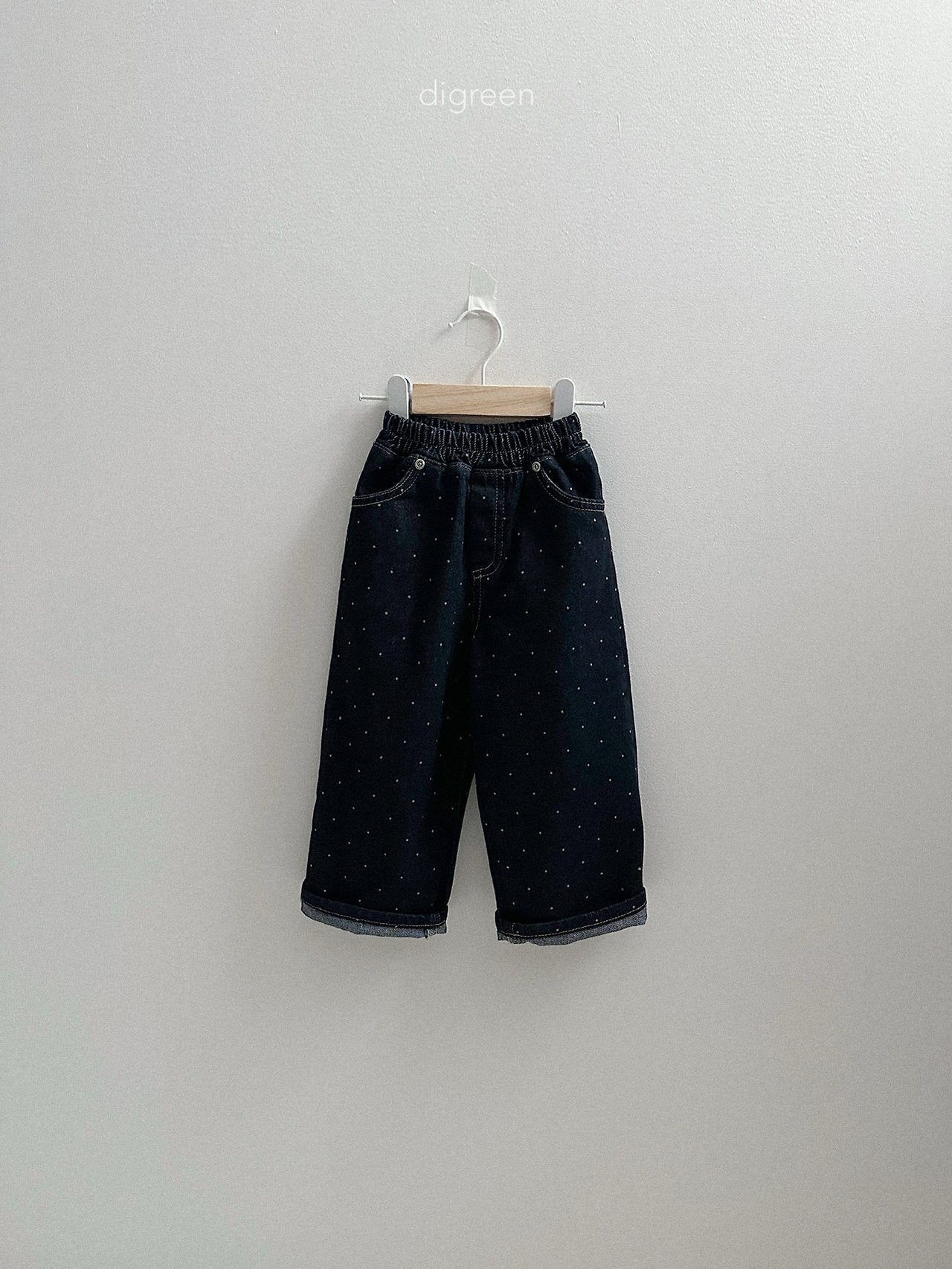 【予約】dot denimt pants / digreen(S-XXL)