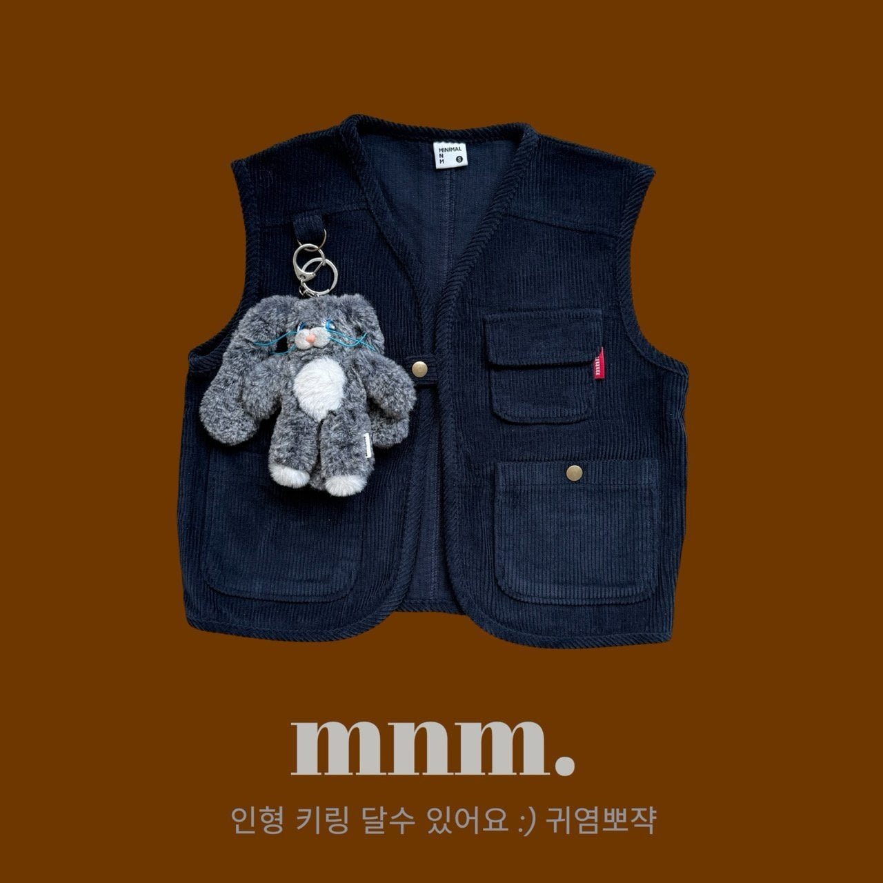 【予約】multi pocket vest / minimal (S-JM)