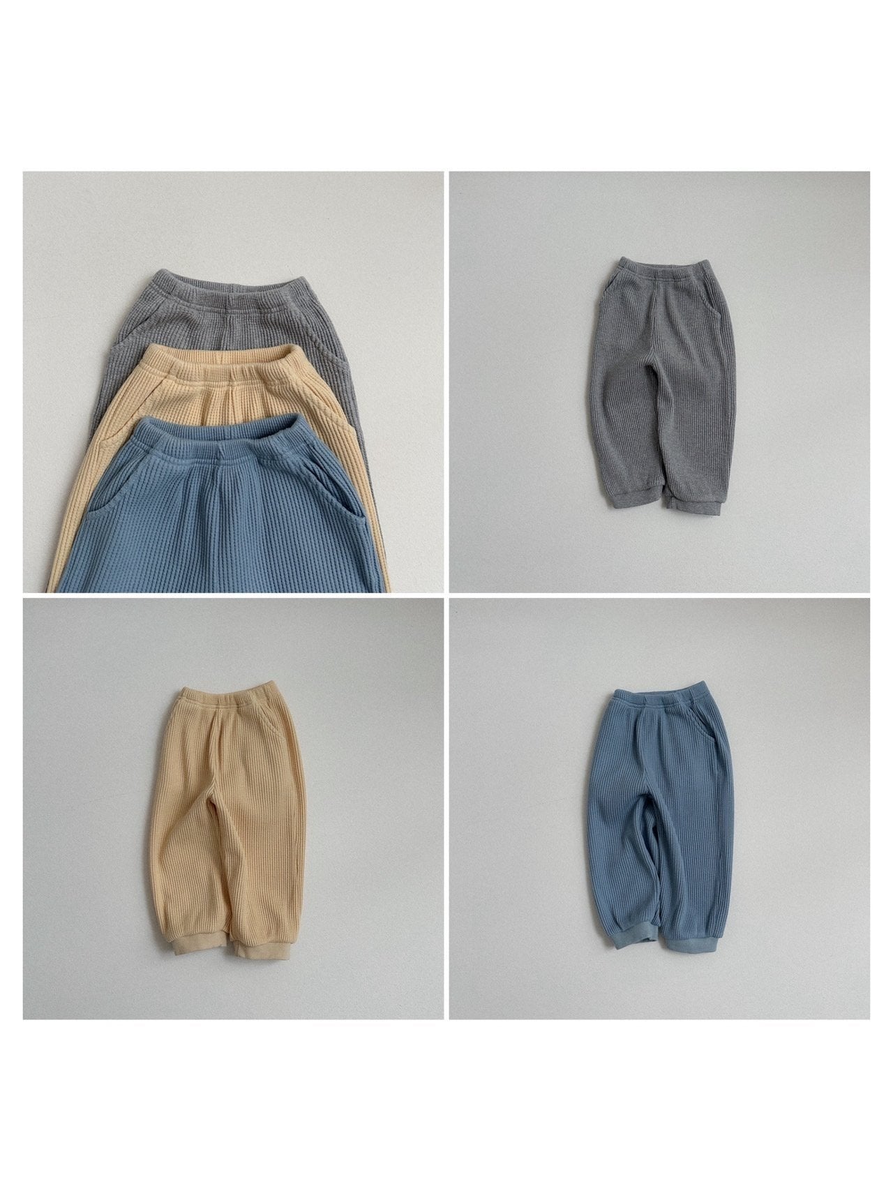 【予約】flat waffle pant / digreen(S-XXL)