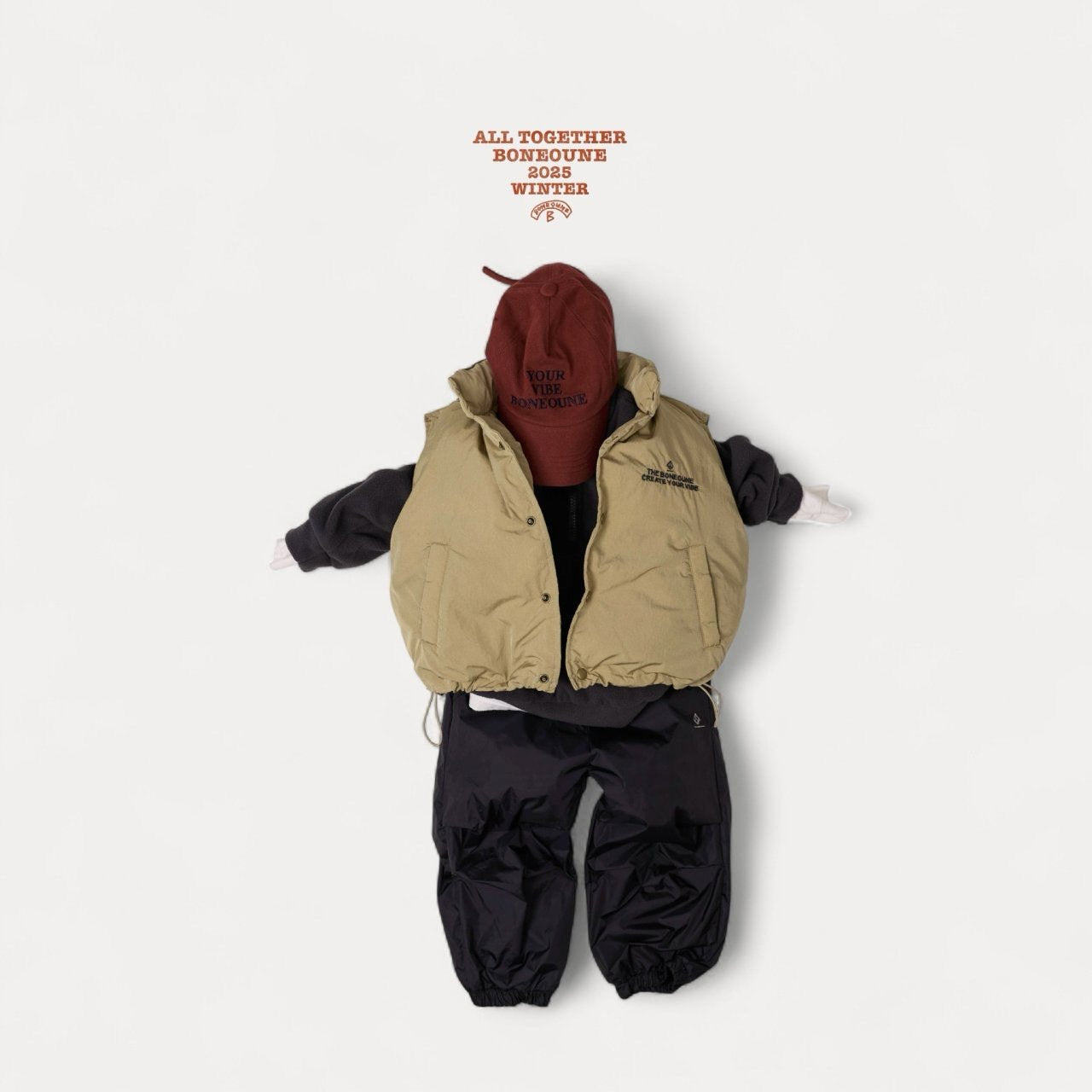 【予約】water proof jogger pants / boneoune (XS-JL) 방수투턱