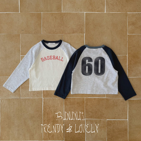 【予約】ベースボールTシャツ / bananaj (XS-JS)