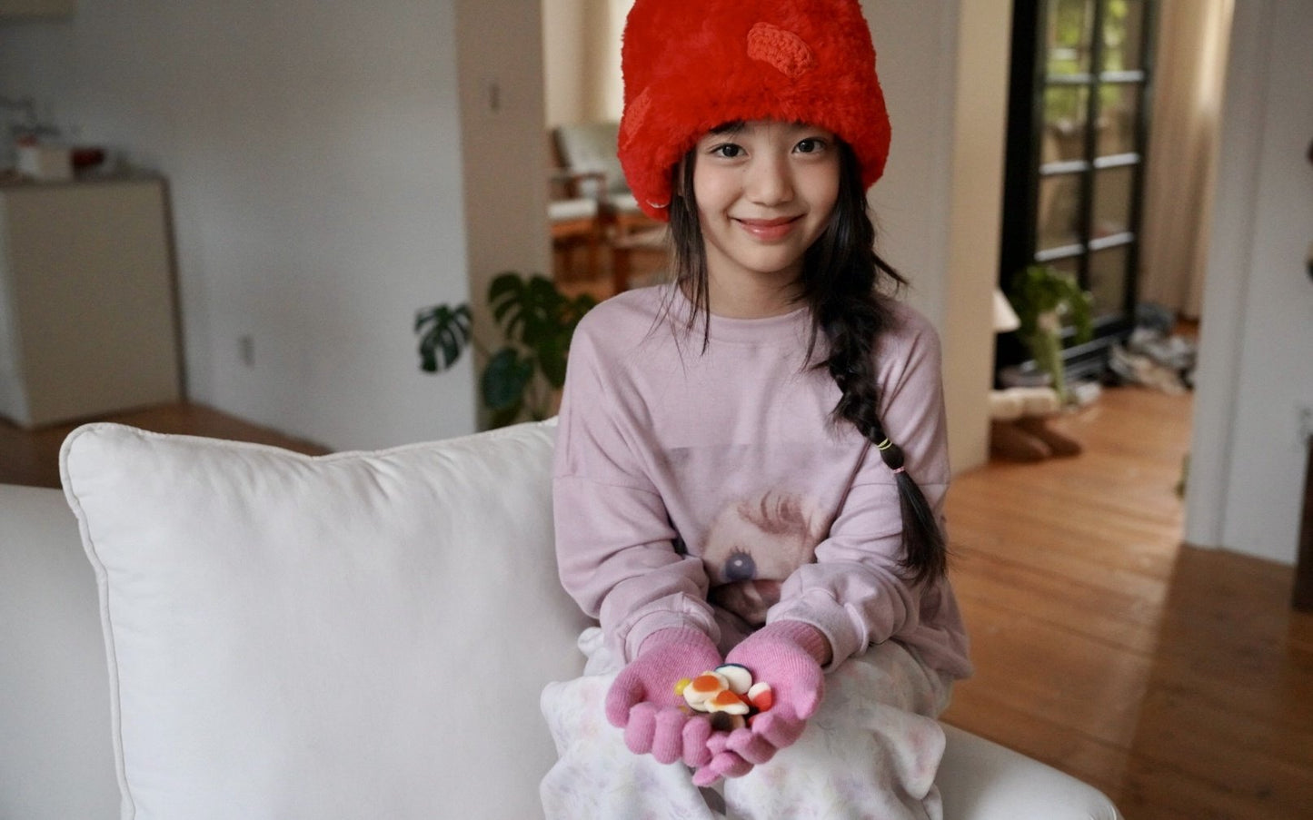 【予約】joy flower pants / ramijini (S-JM)