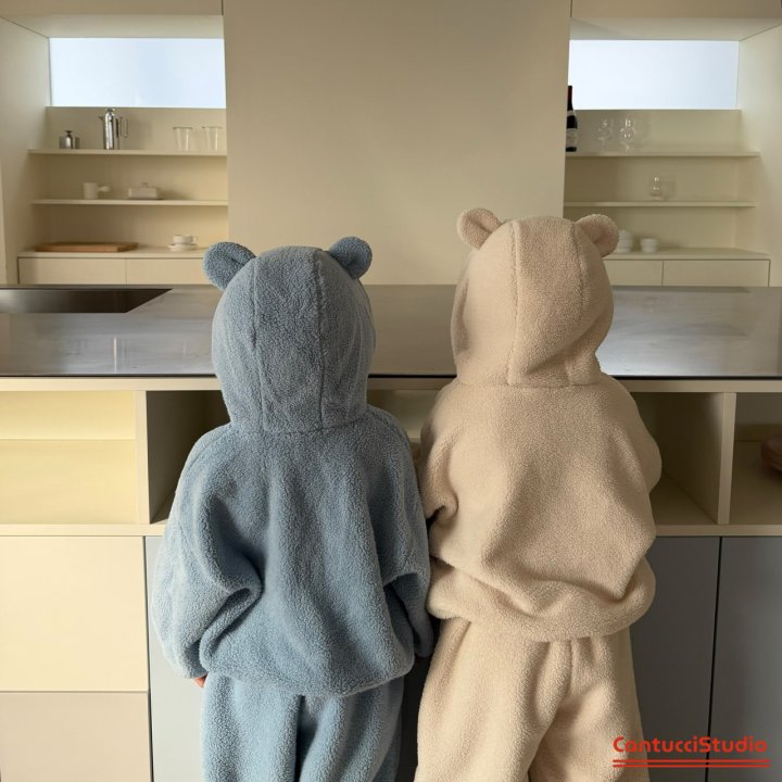 【予約】bear ear hood jumper / cantucci studio (XS-XL) 귀도리