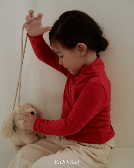 【予約】soft polo T / bananaj (XS-JS)