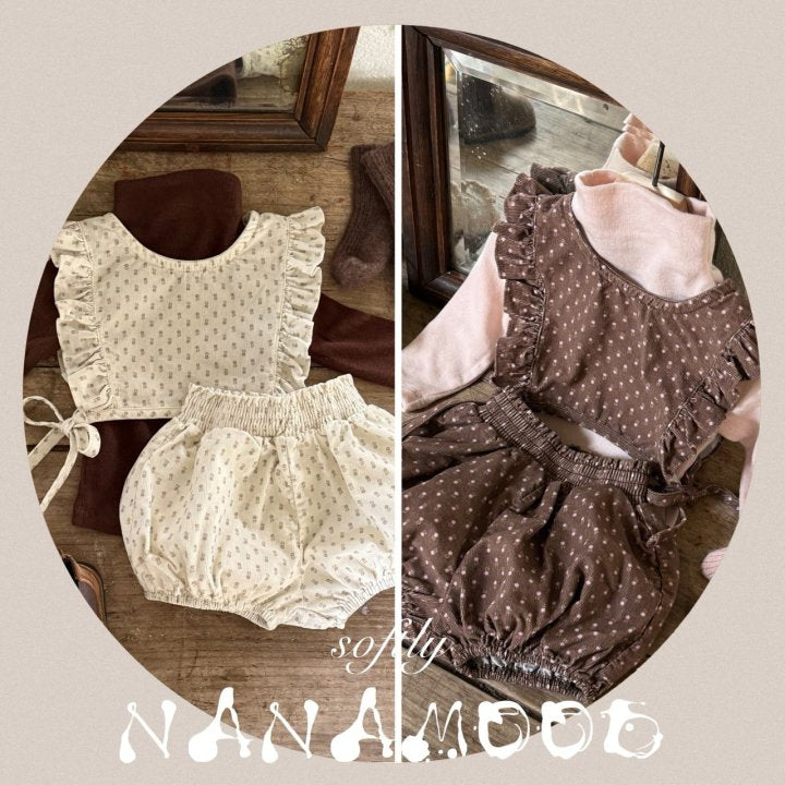 【予約】Florey frill set / nanamood (6m-18m)