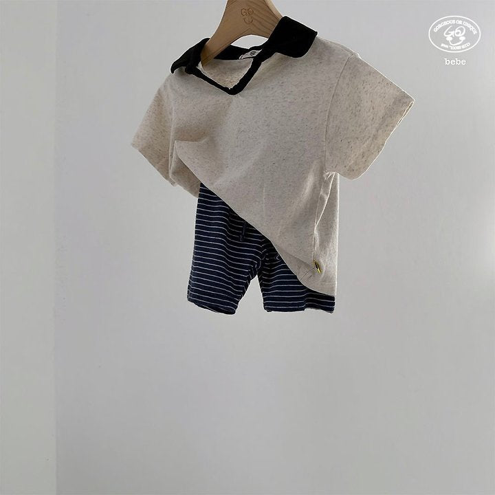 【予約】black collar T / goubebe깜장티
