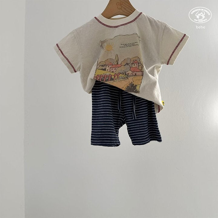 【予約】marine half pants / goubebe