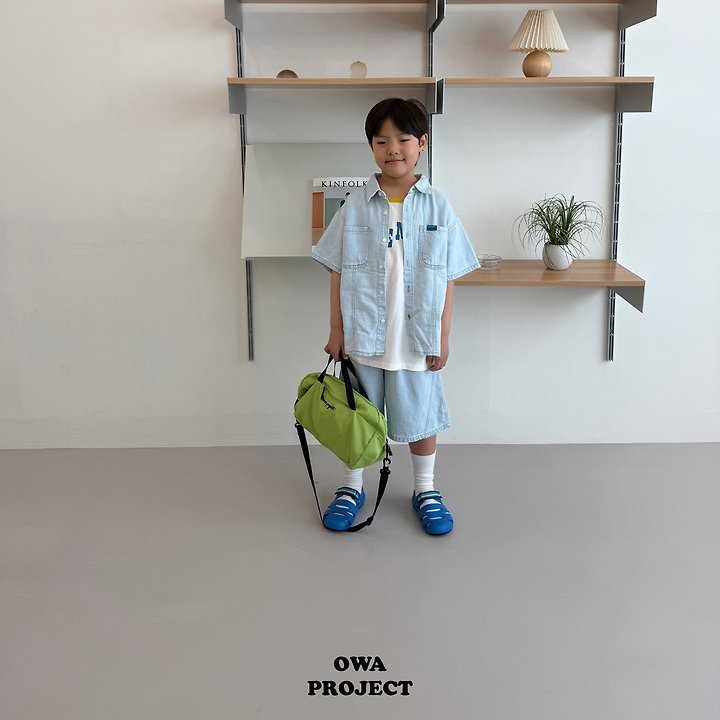 【予約】7bu linen denim pants / owa (S-JL)