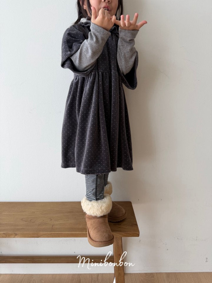 【予約】Edward leggings / minibonbon (XS-JL)