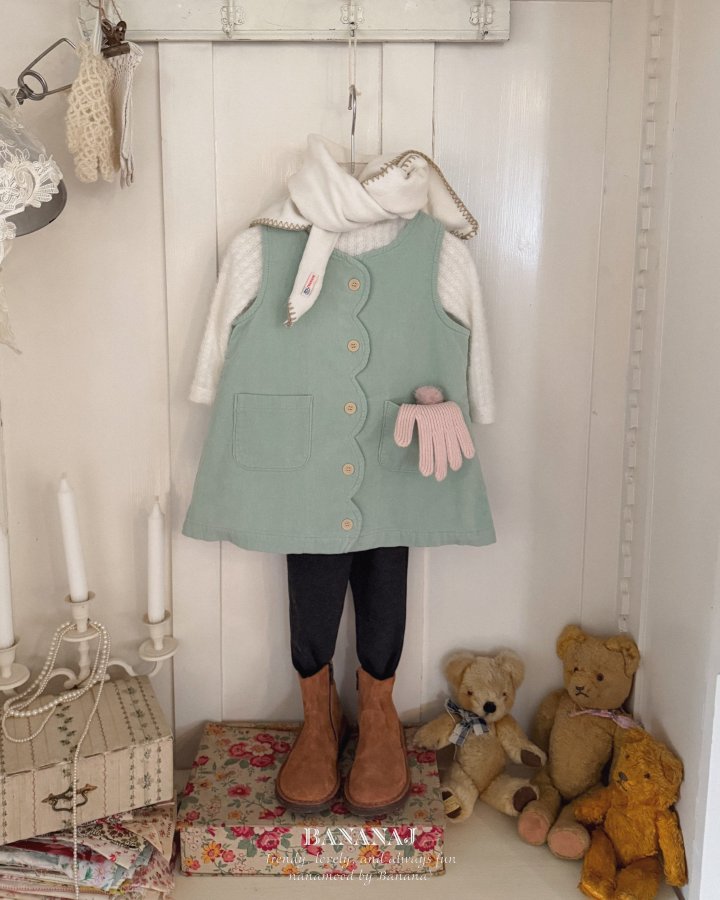 【予約】hook leggings / bananaj (XS-JS)도톰고리