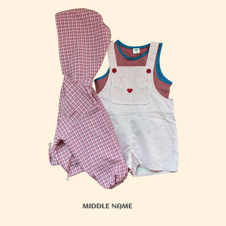 【予約】summer check wind breaker / middle nameS-JM