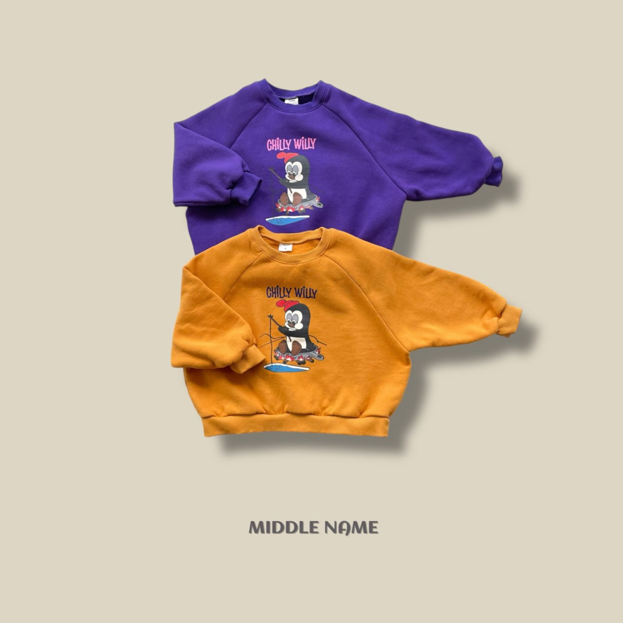 【予約】WILLY raglan mtm / middle name (S-JM)