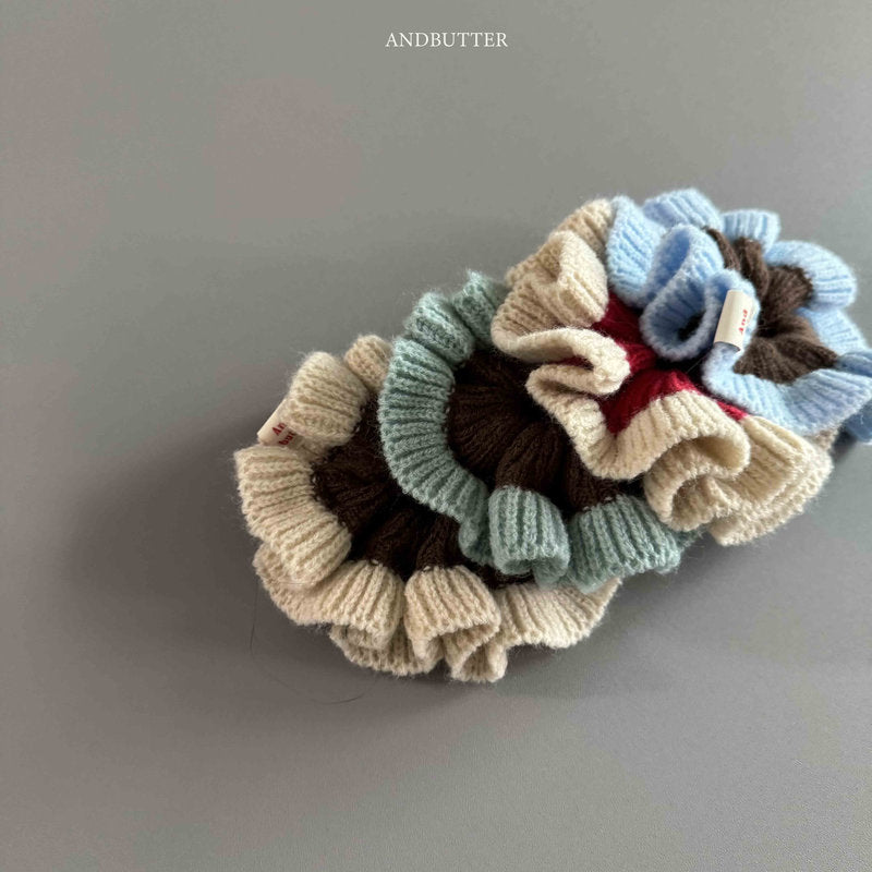 【予約】Knit Scrunchies  / andbutter