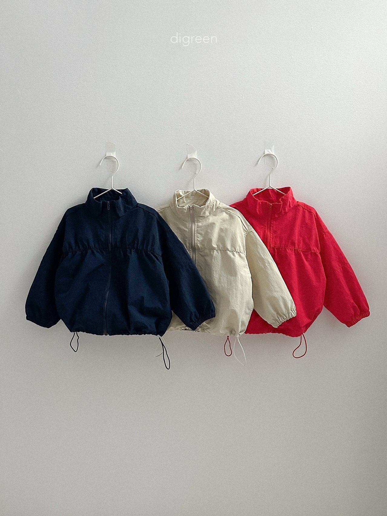 【予約】rib windbreaker / digreen (S-XXL)