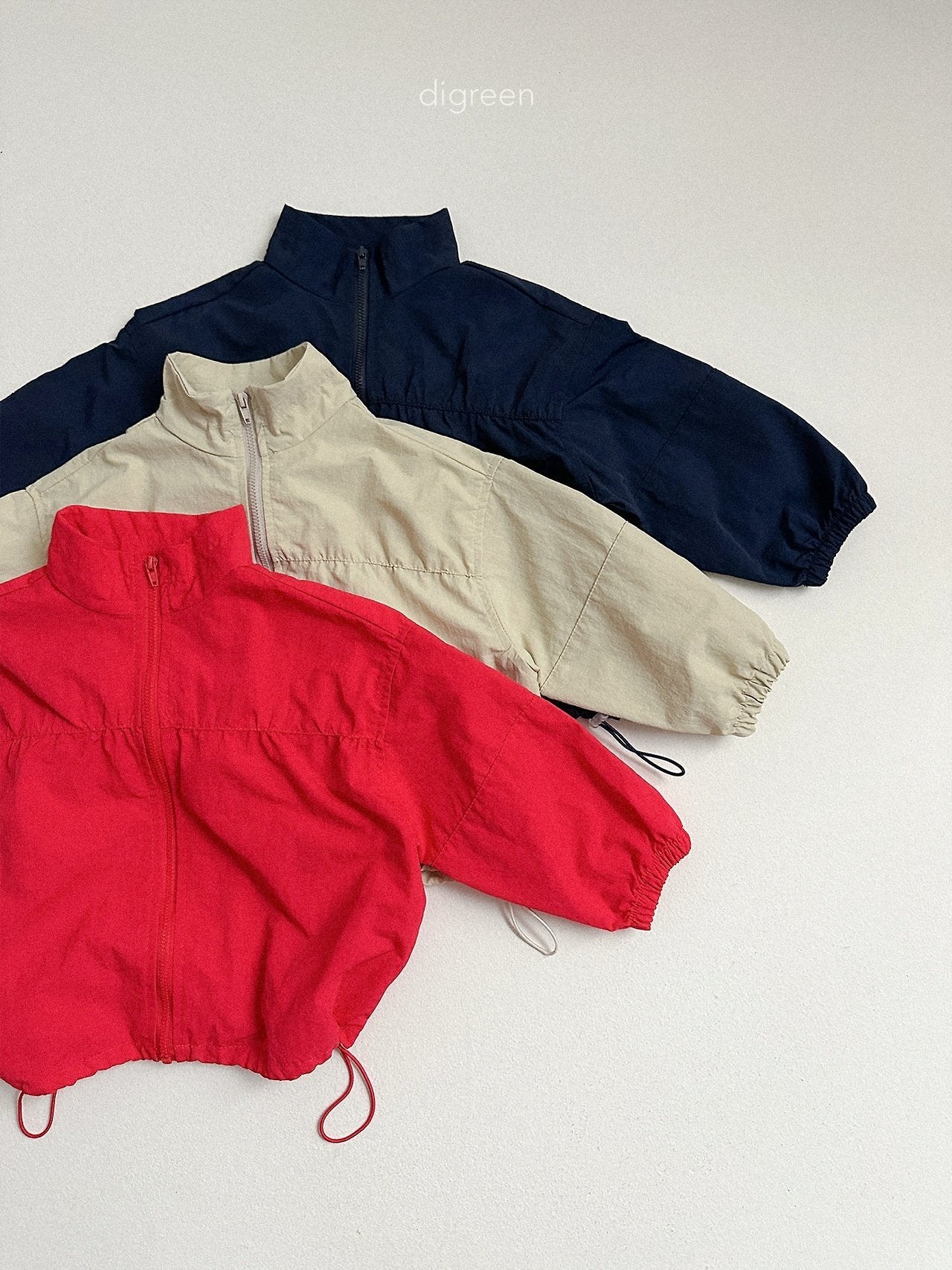 【予約】rib windbreaker / digreen (S-XXL)