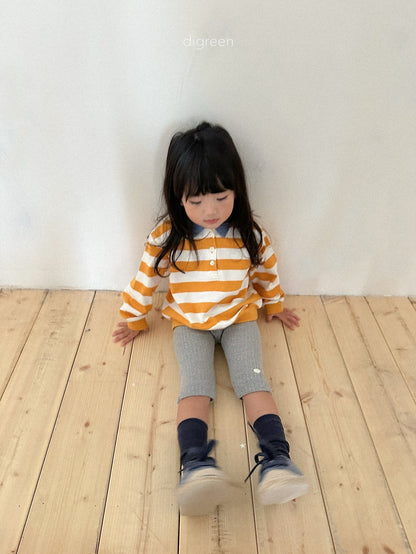 【予約】rib capri leggings / digreen (S-XXL)