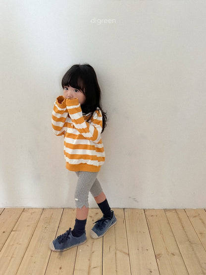 【予約】rib capri leggings / digreen (S-XXL)
