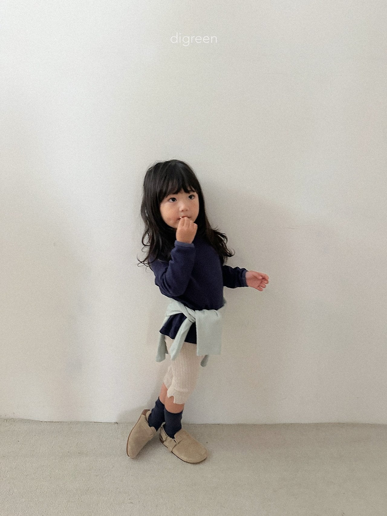 【予約】rib capri leggings / digreen (S-XXL)