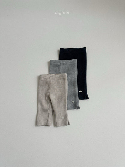 【予約】rib capri leggings / digreen (S-XXL)
