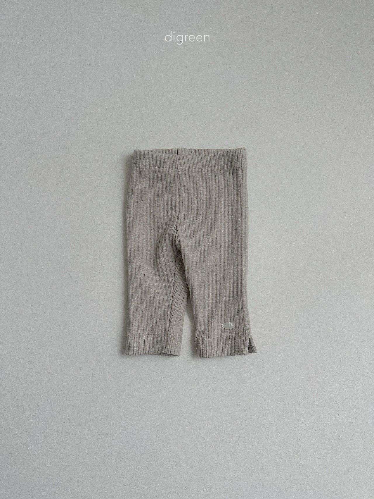 【予約】rib capri leggings / digreen (S-XXL)