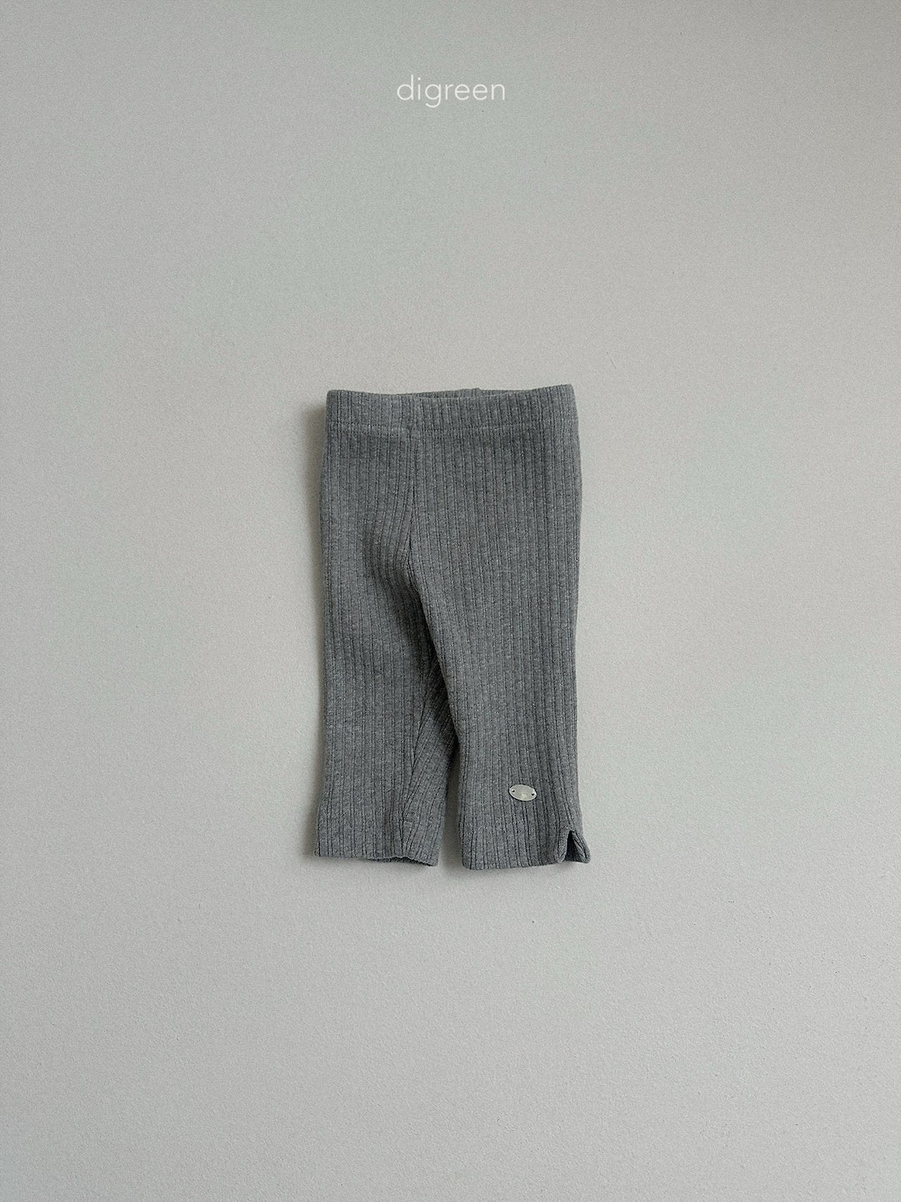 【予約】rib capri leggings / digreen (S-XXL)