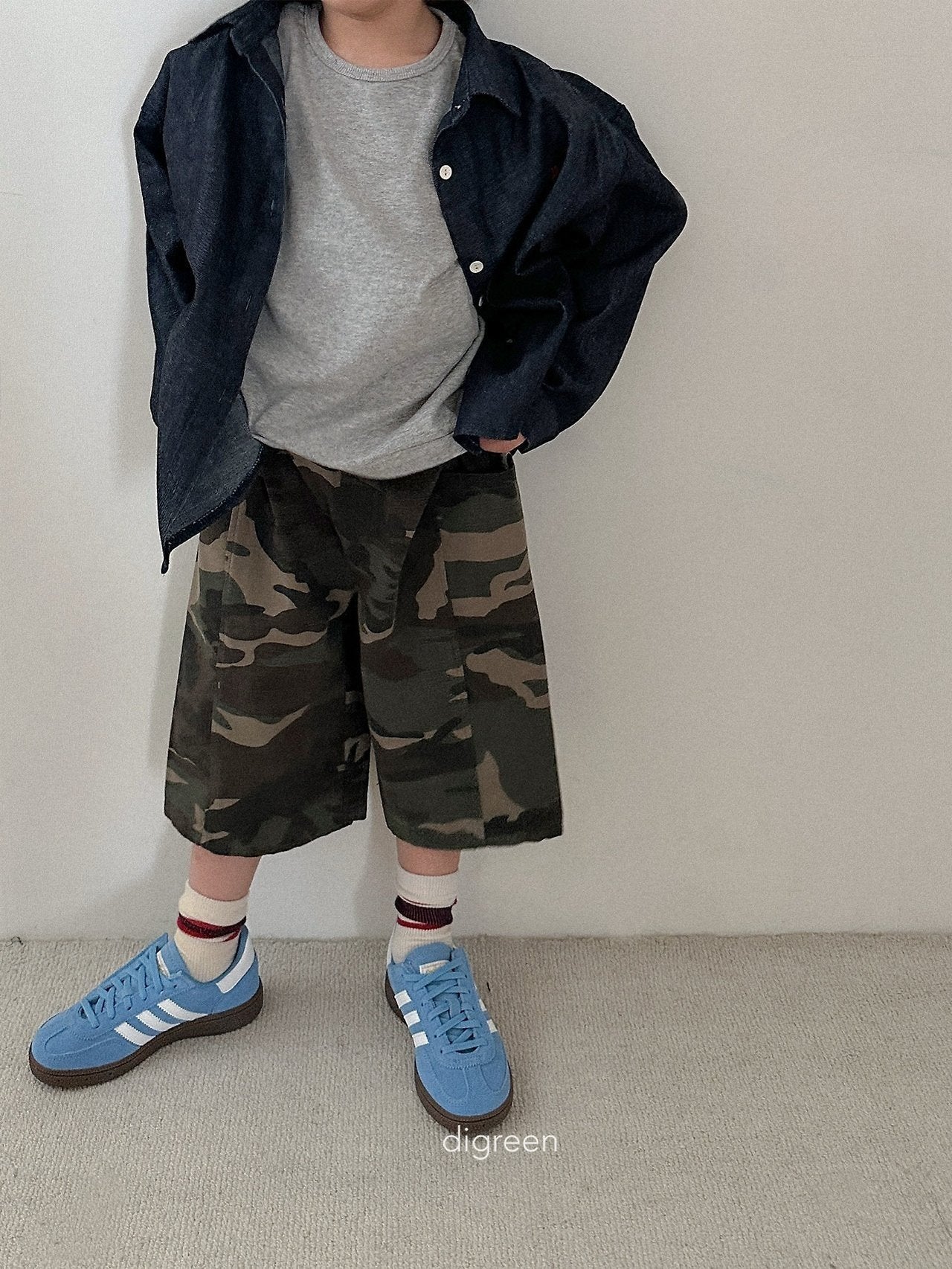 【予約】camo bermuda /  digreen (S-XXL)