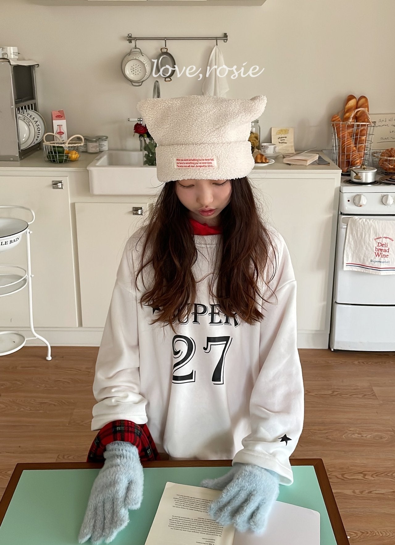 【予約】super kimo loose T / love rosie (L-3XL, adult)