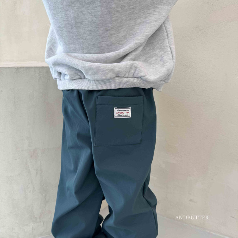 【予約】Anorak Bonding Pants  /  andbutter (S-JM)