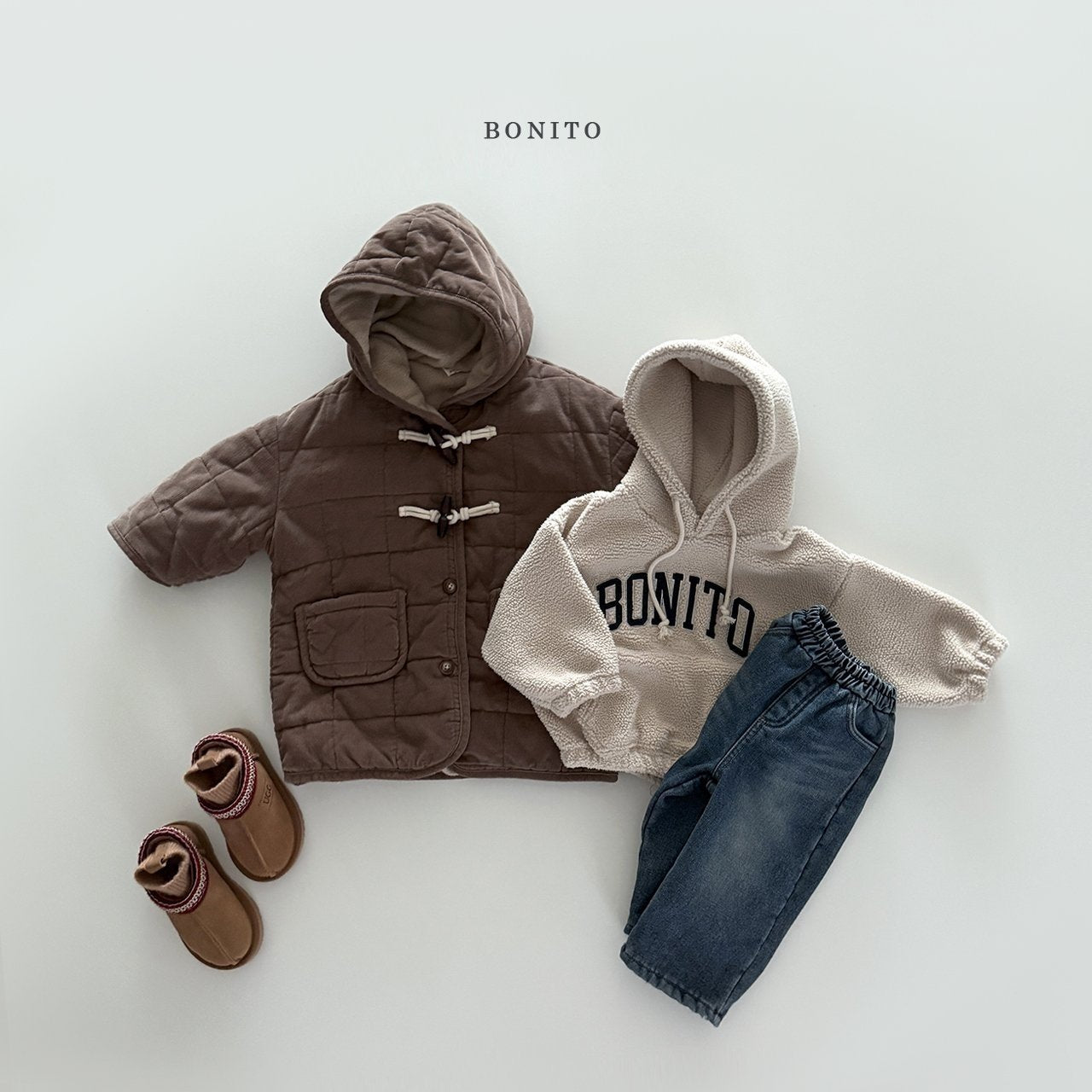 【予約】golden duffel coat /  bonito (12m-JM)